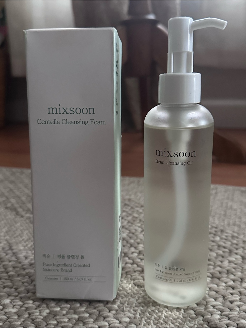 Mixsoon Cleanser Bundle— Bean Cleansing Oil & Centella Cleansing Foam